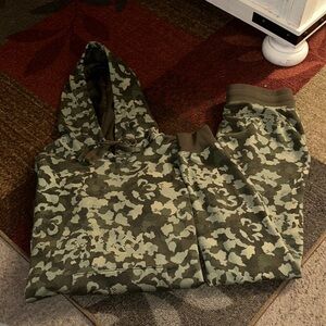 Athletic Works Camouflage Hoodie and Joggers Set